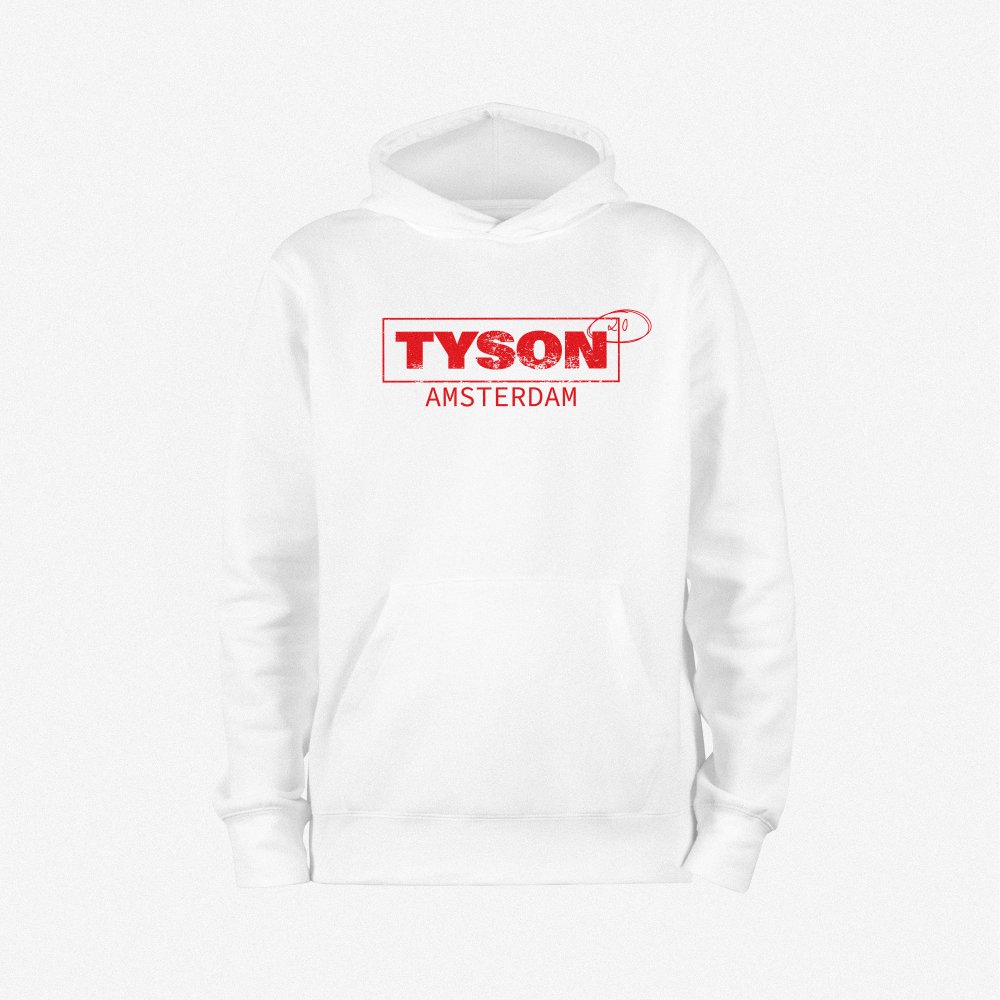 Tyson 2.0 Mikina s kapucňou, biela XL