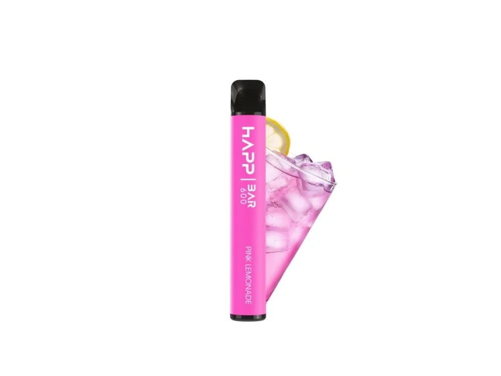 Happ Bar 600 Vape Pen Pink Lemonade, 2 ml