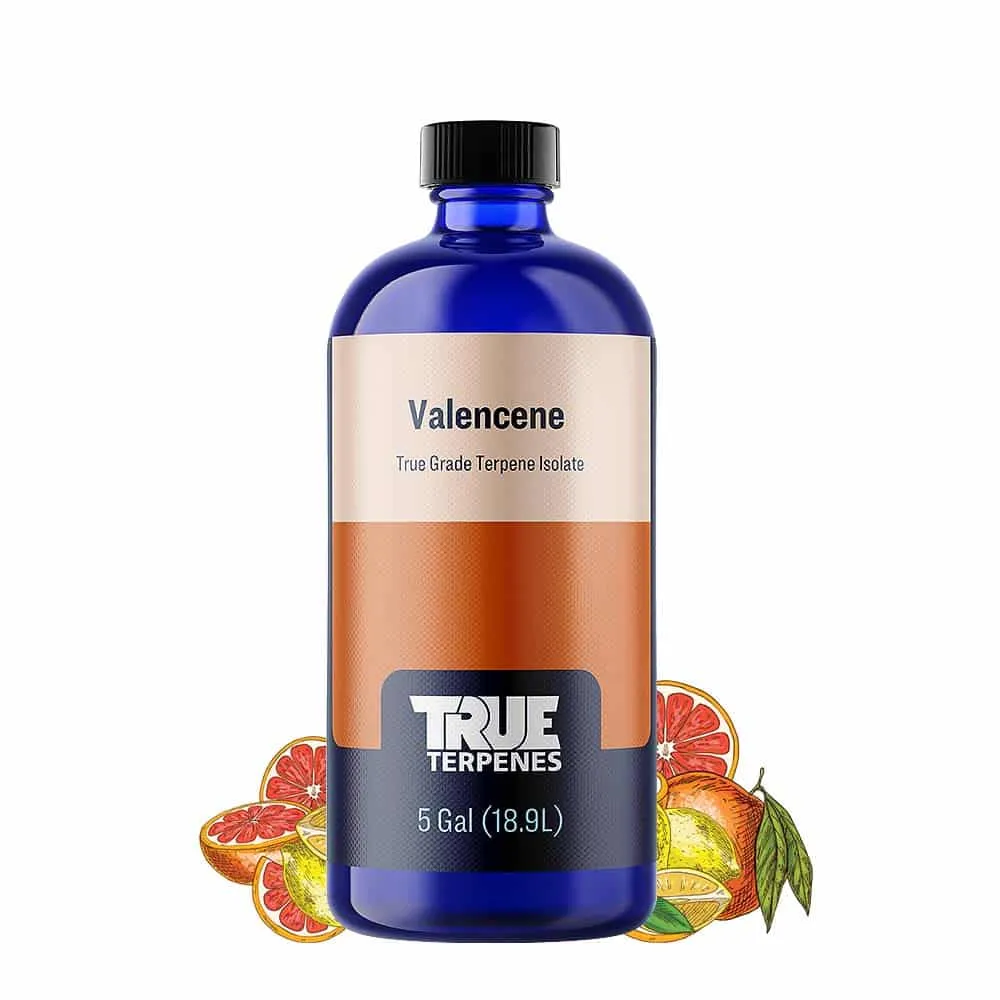 True Terpenes Terpene Isolates Valencene (5 ml - 960 ml) 5 ml