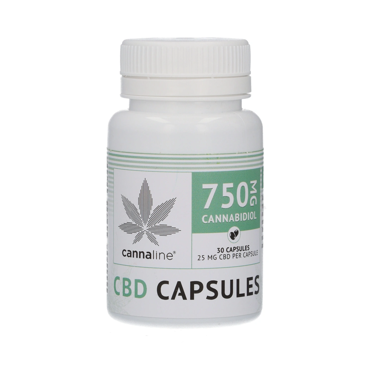Cannaline CBD gelové kapsle - 750 mg CBD, 30 x 25 mg