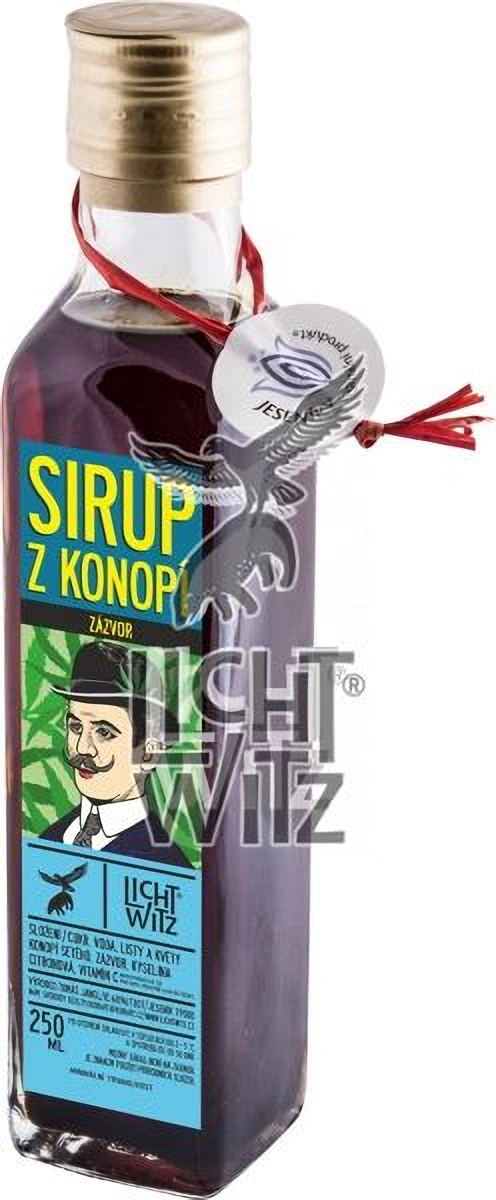 Lichtwitz Siroop met konopí en zázvoru 250 ml