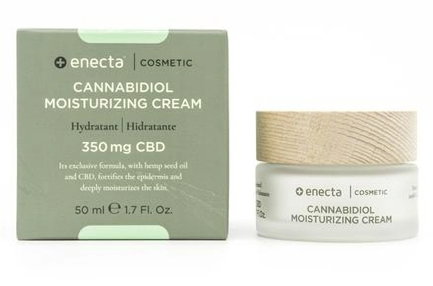 Enecta CBD-vochtinbrengende creme, 350 mg CBD, 50 ml