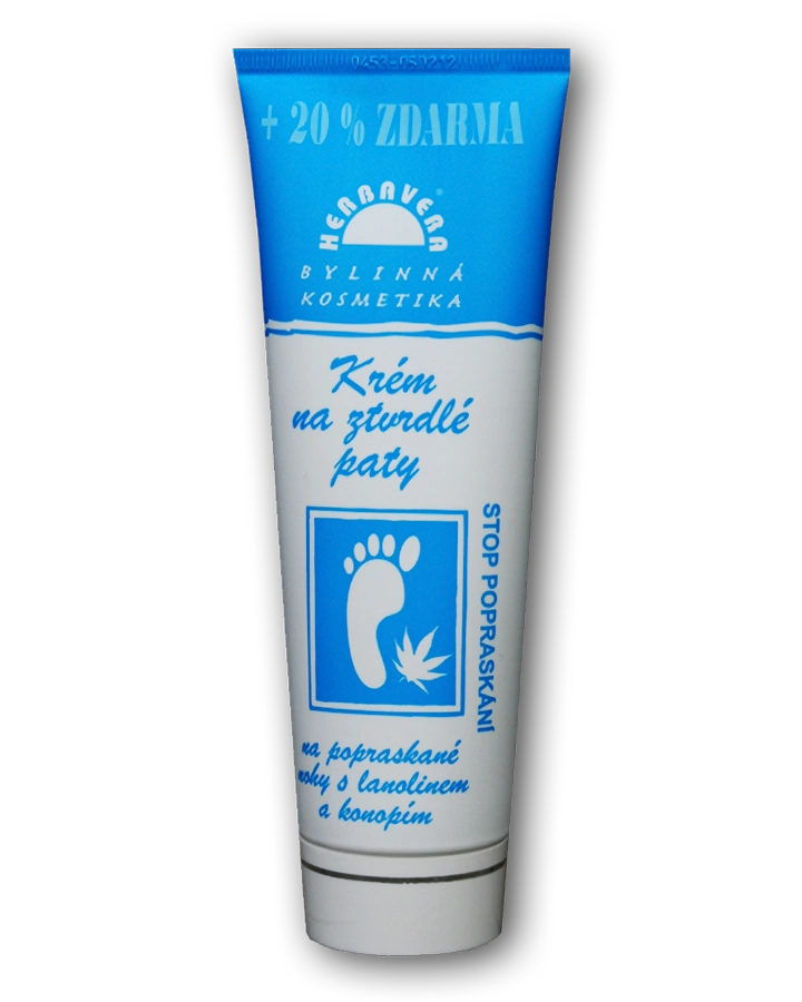 Herbavera krém na ztvrdlé paty and popraskanou kůži 120 ml