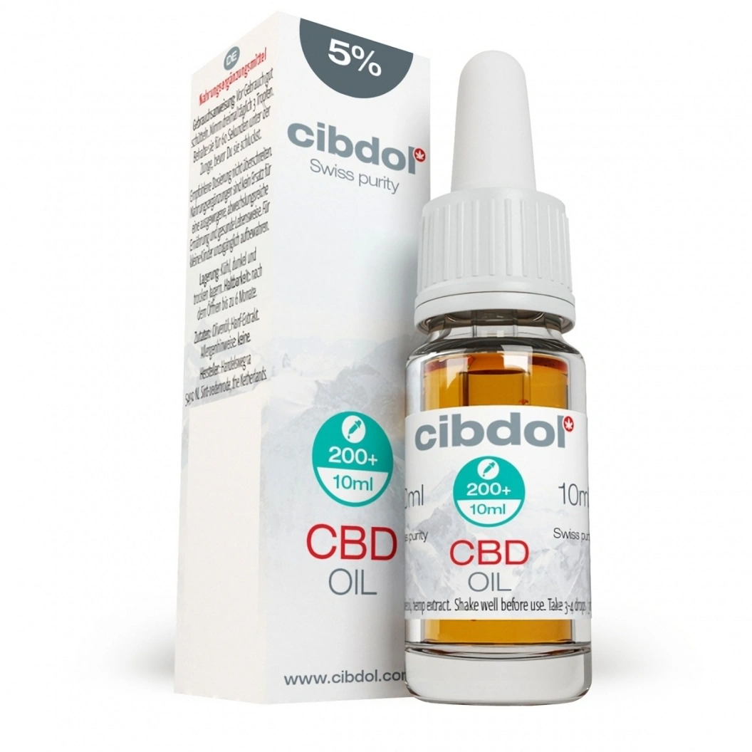 Cibdol CBD-olie 5%, 1500 mg, 30 ml