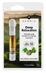 Hemnia Deep Relaxation - padrun, 5 % CBDP, 90 % CBN, kava kava, valerian, sidrunmeliss, 1 ml
