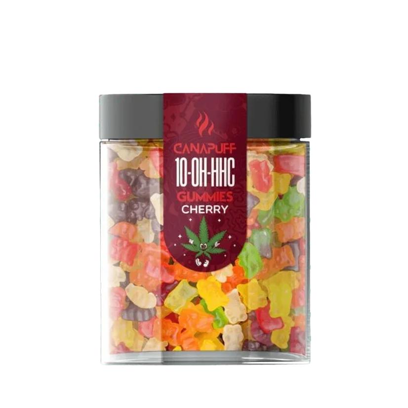 CanaPuff 10-OH-HHC Gummies Cherry, THC 0 %, 10 - 50 pcs