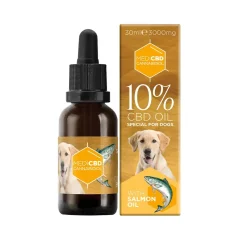 MediCBD Ulei CBD pentru câini cu ulei de somon, 10 % CBD, 3000 mg, 30 ml