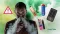 Illustration of the most common mistakes when vaping – man with a vaporiser, warning icon, FireFly vaporiser, G Pen, Canntropy and Mighty, Canatura logo at the bottom right
