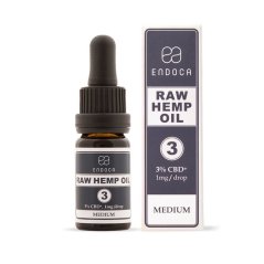 Endoca RAW Hennepolie 900 mg CBD + CBDa (3%), 30 ml