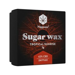 Happease - Ekstrakts Tropical Sunrise Sugar Wax, 62% CBD, 1 g