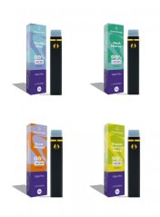 Canntropy H4CBD Vape Pen bundle, 95 % H4CBD, All in One Set - 4 arome x 1 ml