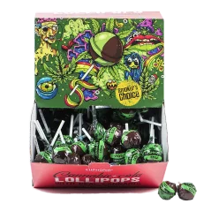 Euphoria Cannabis Lollipop su kolos skonio (200 x 12 g)