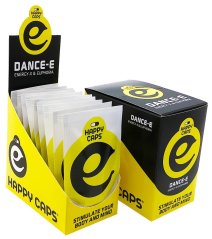 Happy Caps „Dance E“ – energijos ir euforijos kapsulės (maisto papildas), dėžutėje 10 vnt., 40 g