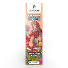 CanaPuff Vienkartinis Vape Pen Candy Cane Kush, 79% THCB, 1 ml