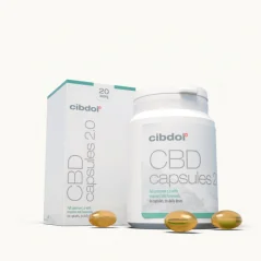 Cibdol CBD Softgels kapsulas 20%, 60 gab x 33,3 mg, 2000 mg