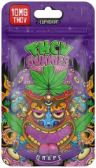 Euphoria THCV Gummies Grape, 5 бр x 2 mg, 10 mg