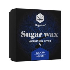 Happease -Ekstrakts Mountain River Sugar Wax, 62% CBD, 1 g