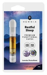 Hemnia Cartouche Sommeil Réparateur - 40 % CBD, 60 % CBN, lavande, passiflore, 1 ml