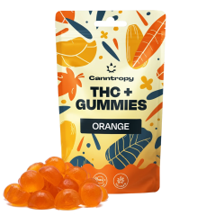 Canntropy THC+ Желирани бомби за вана Orange, 30 бр. x 5 mg, 150 g