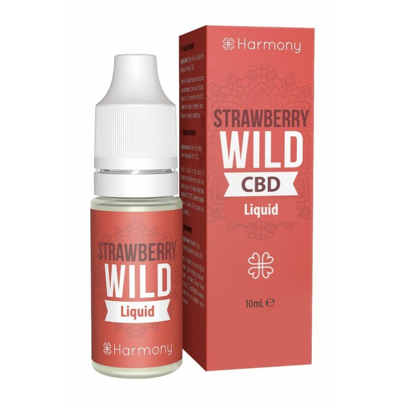Harmony CBD Liquid Wild Strawberry 10 ml, 30-600 mg CBD