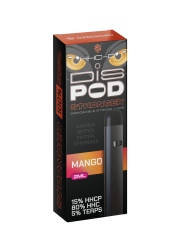 Czech CBD HHCP Vape Pen Stronger disPOD Mango 15 % HHCP, 80 % HHC, 2 ml