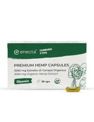 Enecta Premium Hemp Capsules, 1000 mg organic hemp extract, 30 capsules, 15 g