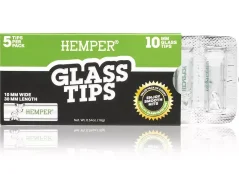 HEMPER Glass Filter Tips, 10 mm