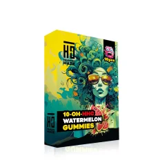 Heavens Haze 10-OH-HHC Gummies Watermelon, 10 pcs x 40 mg, 400 mg 10-OH-HHC