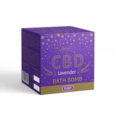 Cannaline Bombe de bain CBD pour le sommeil à la lavande
