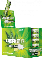 Cannabis Dextrose Lime Roll - Displaybeholder (48 Rolls), 1008 g