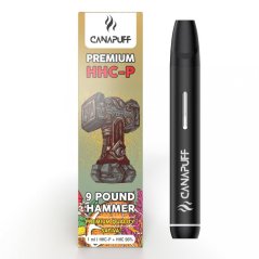 CanaPuff 9 POUND HAMMER 96 % HHC-P - Vienreizlietojamais vape pildspalva, 1 ml
