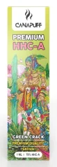 CanaPuff HHCA eldobható Vape Pen Green Crack, HHCA 79%, 1 ml