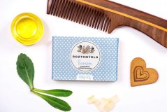 Roztomýdlo Shampoo soap with hemp and jojoba oil, 50 g