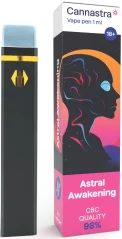 Cannastra Caneta Vape Descartável CBC Astral Awakening, qualidade CBC 98%, 1 ml