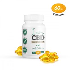 I Am CBD Full spectrum CBD capsules 1 500 mg, 60 pcs