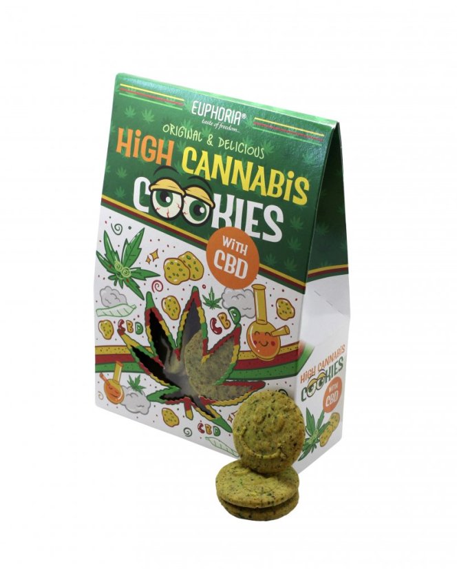 Euphoria Cereal cookies with CBD and hemp, 100 g