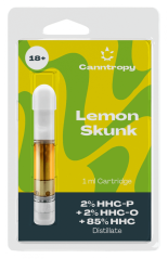 Cartucho Canntropy HHC Blend Lemon Skunk, 2 % HHC-P, 2 % HHC-O, 85 % HHC, 1 ml