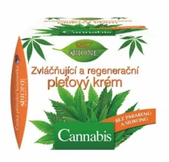 Bione Crème visage adoucissante et régénératrice au cannabis, 51 ml