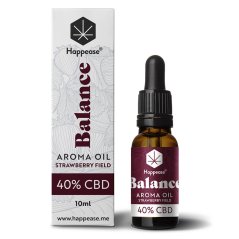 Happease Balance CBD Oil Strawberry Field, 40% CBD, 4000 mg, 10 ml