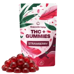 Canntropy THC+ Gummies Strawberry, 30 pcs x 5 mg, 150 g