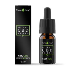 PharmaHemp CBD drops olive oil 10%, 10 ml, 1000 mg