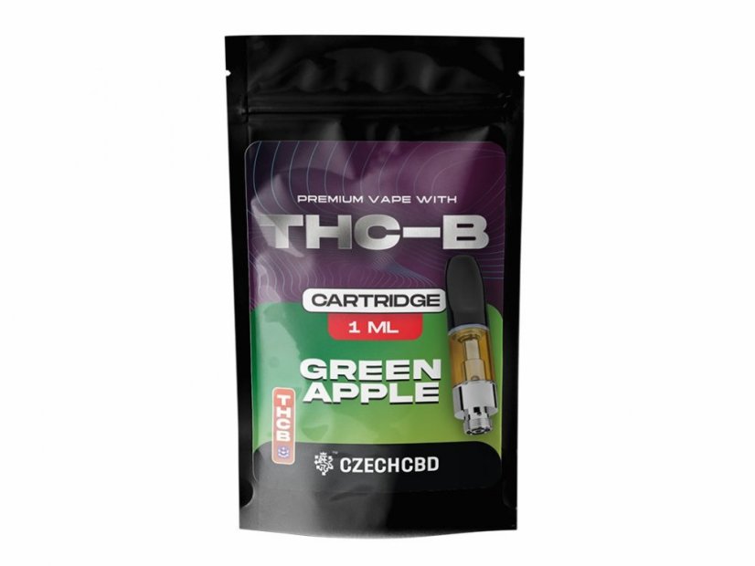 Czech CBD THCB Cartridge Green Apple, THCB 15 %, 1 ml