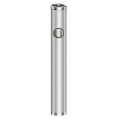 Baterie pro CBD cartridge, 380 mAh, závit 510, USB nabíječka, Stříbrná