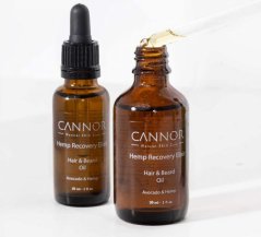 Cannor Θρεπτικό και καταπραϋντικό ελιξίριο – Λάδι για τα μαλλιά και τα γένια, 30 ml