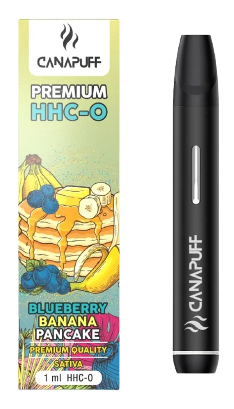 disposable hexahydrocannabinol vapes CanaPuff Blueberry Banana Pancake 96 % HHC-O Flavor:Bluenana How Many Hits Does cherry berry ice