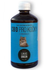 Lukas Green CBD for cats in salmon oil 500 ml, 500 mg