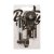 Best Buds Tubo de metal preto Pipsy com mini moedor