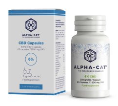 Alpha-CAT Konopné CBD kapsle 60x30 mg, 1800 mg