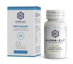 Alpha-CAT CBD Capsules 60x10 mg, 600 mg