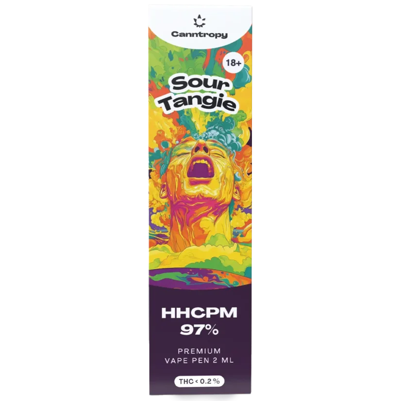 Canntropy HHCPM Vape Pen Sour Tangie, HHCPM 97% quality, 2 ml